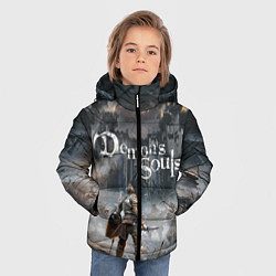 Куртка зимняя для мальчика Demons Souls, цвет: 3D-черный — фото 2