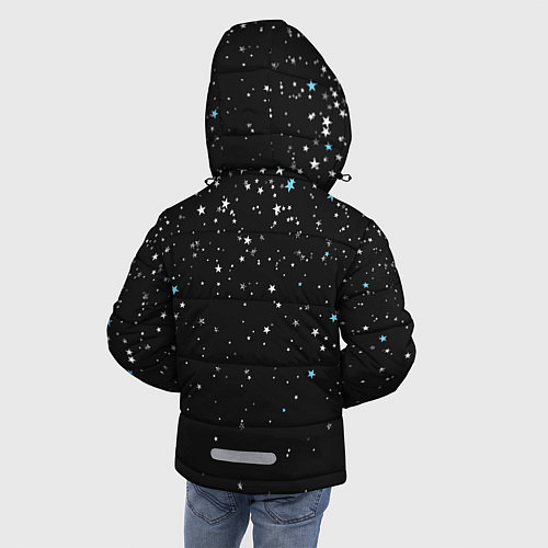 Зимняя куртка для мальчика Among Us New Year / 3D-Черный – фото 4