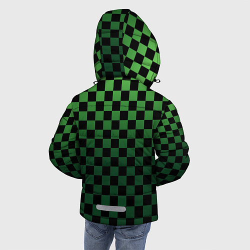 Зимняя куртка для мальчика Minecraft / 3D-Черный – фото 4