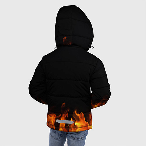 Зимняя куртка для мальчика BTS / 3D-Черный – фото 4