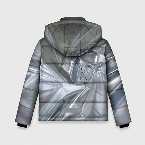 Зимняя куртка для мальчика Фольга / 3D-Светло-серый – фото 2