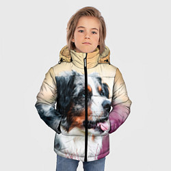 Куртка зимняя для мальчика Австралийская Овчарка, цвет: 3D-черный — фото 2