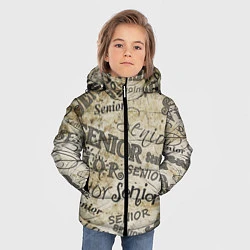 Куртка зимняя для мальчика Senior, цвет: 3D-черный — фото 2