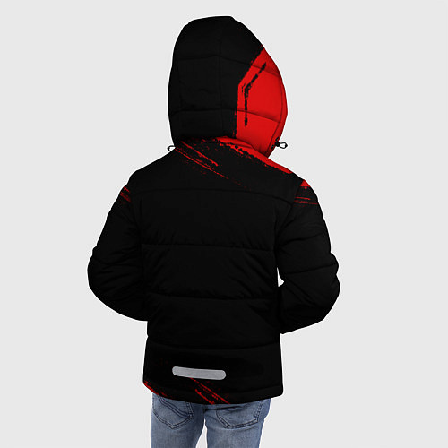 Зимняя куртка для мальчика Злой пёс / 3D-Черный – фото 4