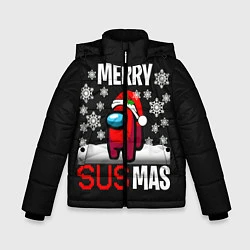 Куртка зимняя для мальчика Merry Sus Mas, цвет: 3D-черный