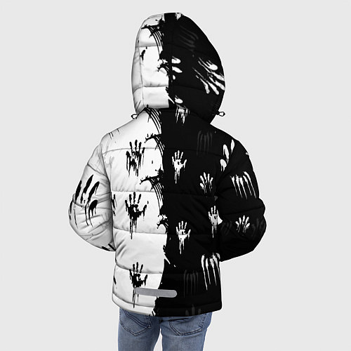 Зимняя куртка для мальчика DEATH STRANDING / 3D-Черный – фото 4