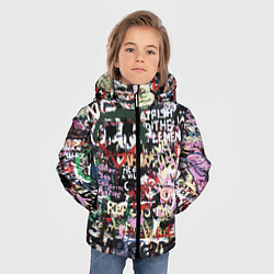 Куртка зимняя для мальчика Street graffiti, цвет: 3D-красный — фото 2