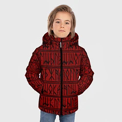 Куртка зимняя для мальчика Runic, цвет: 3D-черный — фото 2