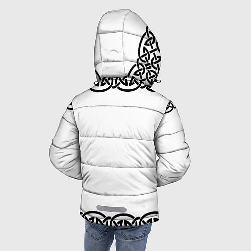 Зимняя куртка для мальчика Вендельский олень чёрный 3D / 3D-Черный – фото 4