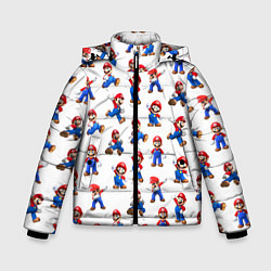 Куртка зимняя для мальчика Mario, цвет: 3D-черный