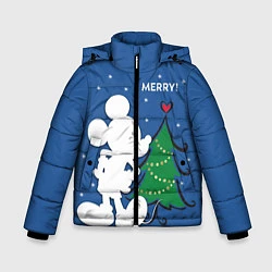 Куртка зимняя для мальчика Mickey Mouse, цвет: 3D-красный