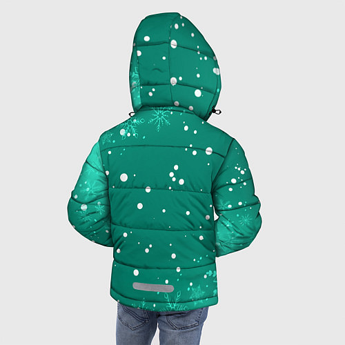 Зимняя куртка для мальчика AMONG US - СНЕЖНЫЙ / 3D-Черный – фото 4