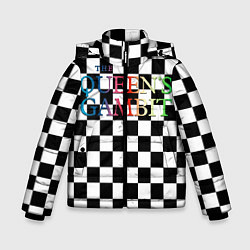 Куртка зимняя для мальчика THE QUEENS GAMBIT, цвет: 3D-черный