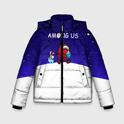 Куртка зимняя для мальчика Among us наша версия, цвет: 3D-красный