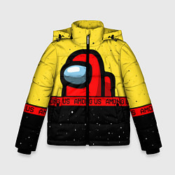 Куртка зимняя для мальчика AMONG US Амонг Ас, цвет: 3D-красный
