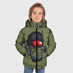 Куртка зимняя для мальчика AMONG US & CALL OF DUTY, цвет: 3D-черный — фото 2