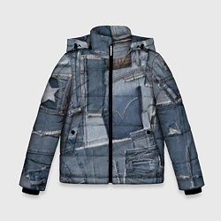 Куртка зимняя для мальчика Jeans life, цвет: 3D-черный