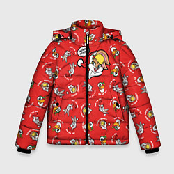 Куртка зимняя для мальчика Merry!, цвет: 3D-светло-серый