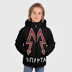 Куртка зимняя для мальчика Спарта, цвет: 3D-черный — фото 2