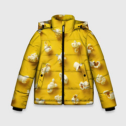 Куртка зимняя для мальчика Попкорн, цвет: 3D-черный