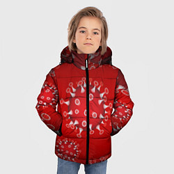 Куртка зимняя для мальчика Вирусяка, цвет: 3D-черный — фото 2