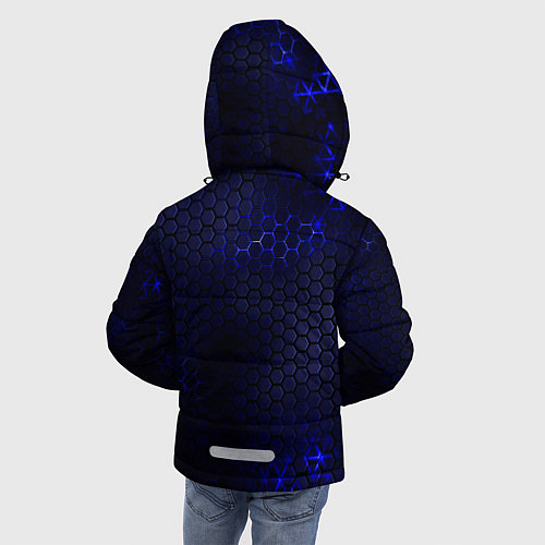 Зимняя куртка для мальчика Among Us Imposter Blue / 3D-Черный – фото 4