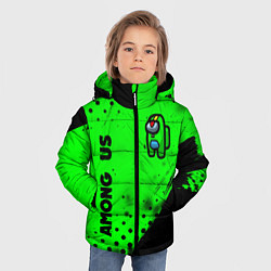 Куртка зимняя для мальчика AMONG US - BRAWL STARS LEON, цвет: 3D-черный — фото 2