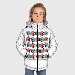Куртка зимняя для мальчика Довод, цвет: 3D-светло-серый — фото 2