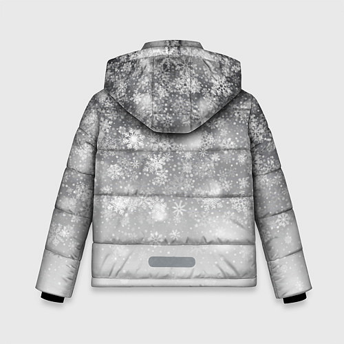 Зимняя куртка для мальчика Санта в домашнем / 3D-Светло-серый – фото 2
