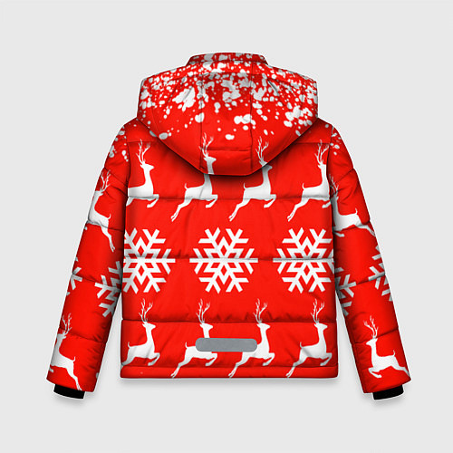 Зимняя куртка для мальчика New Year / 3D-Светло-серый – фото 2