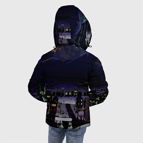 Зимняя куртка для мальчика Южный Парк South Park / 3D-Светло-серый – фото 4