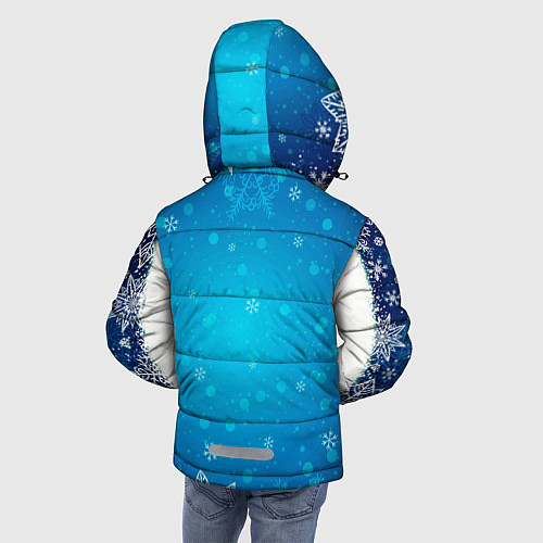Зимняя куртка для мальчика Новый Год Среди Нас / 3D-Черный – фото 4