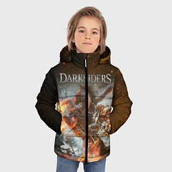 Куртка зимняя для мальчика Darksiders Z, цвет: 3D-светло-серый — фото 2
