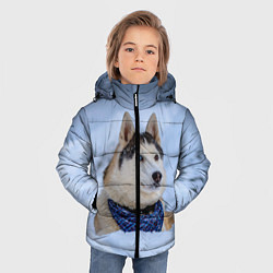 Куртка зимняя для мальчика Хаски, цвет: 3D-красный — фото 2