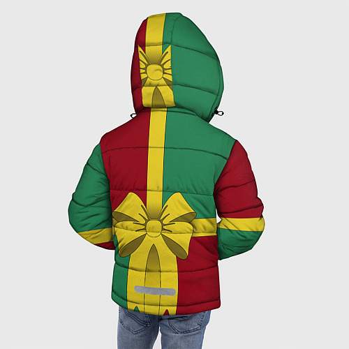 Зимняя куртка для мальчика Свитер Райана Рейнольдса / 3D-Черный – фото 4