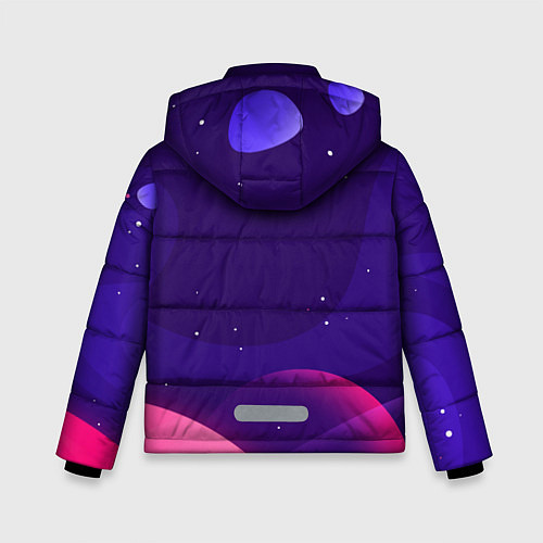 Зимняя куртка для мальчика AMONG US - RAINBOW SPACE / 3D-Светло-серый – фото 2