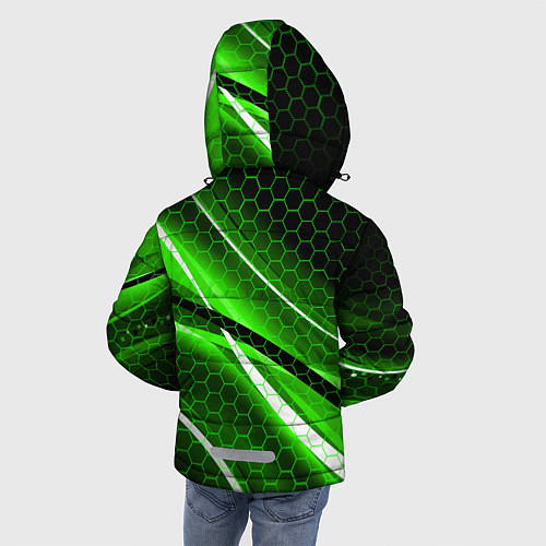 Зимняя куртка для мальчика Among Us х Minecraft Z / 3D-Черный – фото 4