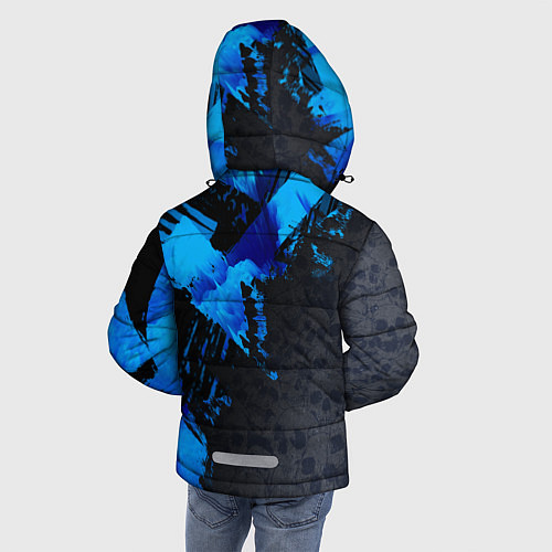 Зимняя куртка для мальчика Genshin Impact / 3D-Черный – фото 4