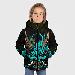 Куртка зимняя для мальчика SAMURAI CYBERPUNK 2077, цвет: 3D-черный — фото 2