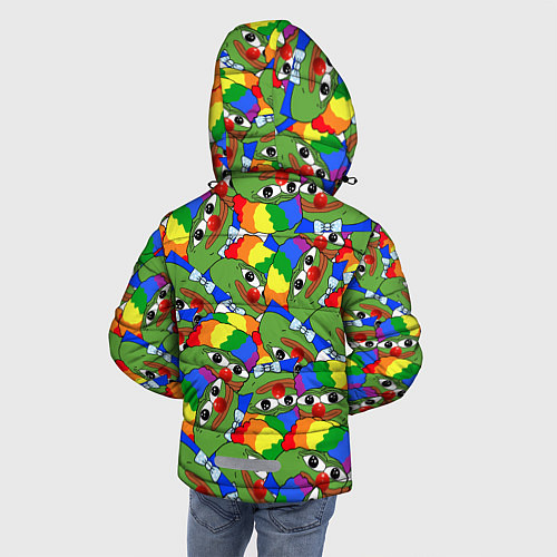 Зимняя куртка для мальчика ПЕПЕ КЛОУН / 3D-Черный – фото 4