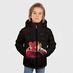Куртка зимняя для мальчика Гон Фрикс, цвет: 3D-черный — фото 2