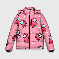 Зимняя куртка для мальчика Among Us - Розовый цвет