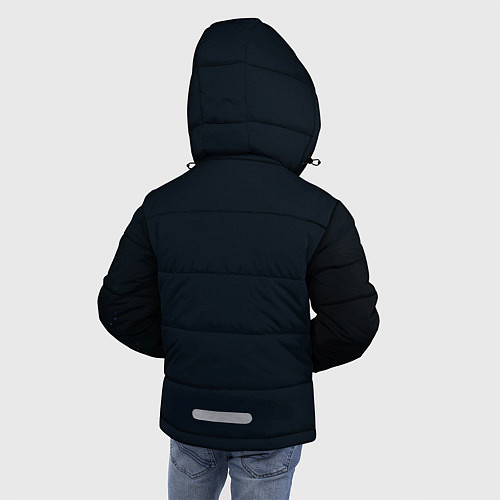 Зимняя куртка для мальчика Космический Волк / 3D-Светло-серый – фото 4