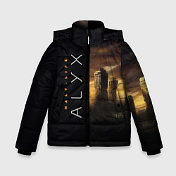 Куртка зимняя для мальчика Half-Life Alyx, цвет: 3D-черный