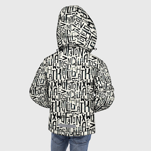 Зимняя куртка для мальчика Grunge / 3D-Черный – фото 4
