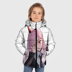 Куртка зимняя для мальчика Человек Бензопила, цвет: 3D-черный — фото 2