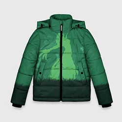 Куртка зимняя для мальчика Death Prophet, цвет: 3D-светло-серый
