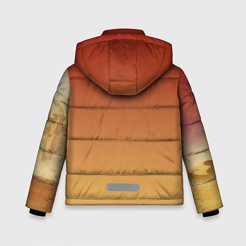 Зимняя куртка для мальчика Разочарование / 3D-Светло-серый – фото 2