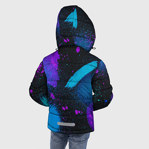 Зимняя куртка для мальчика TESLA NEON / 3D-Черный – фото 4