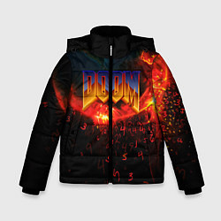 Куртка зимняя для мальчика DOOM MARS, цвет: 3D-красный